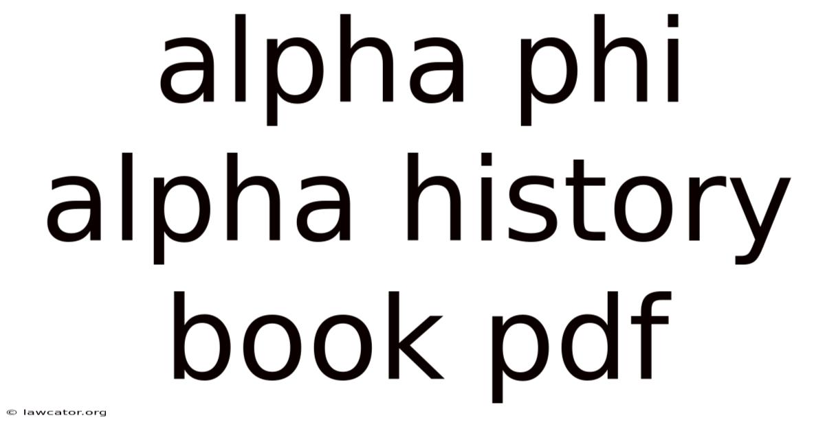 Alpha Phi Alpha History Book Pdf