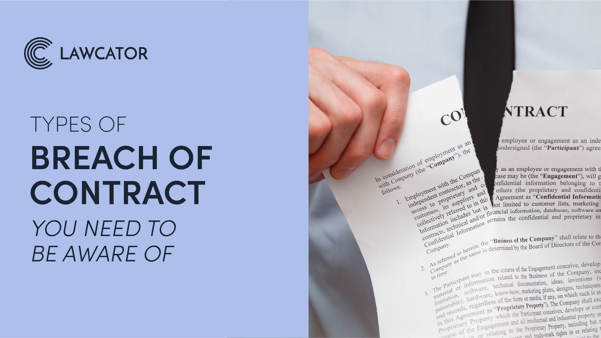 Types of breach of contract you need to be aware of